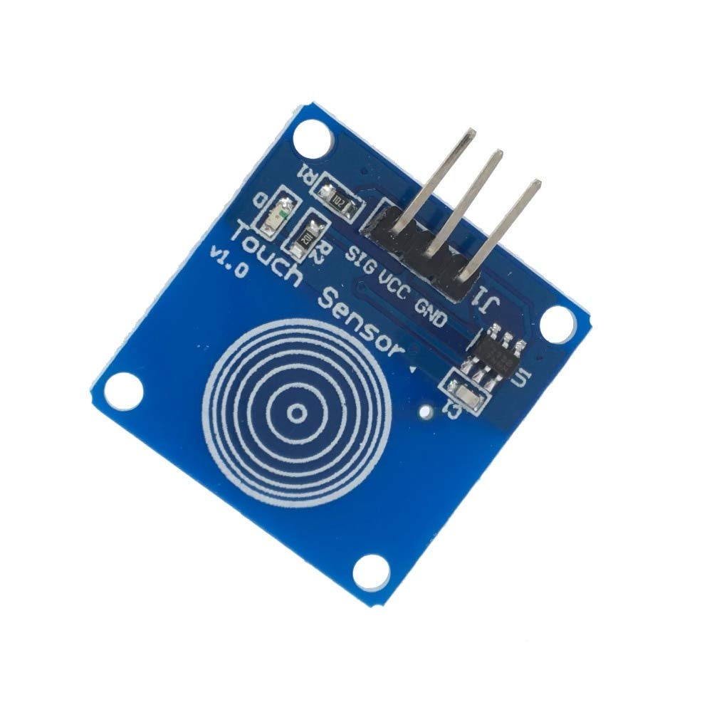 e-INFINITY TTP223B Capacitive Touch Sensor Module - Digital Touch Switch for Arduino DIY Projects | Smart Electronics Starter Kit | Home Automation & Robotics Applications