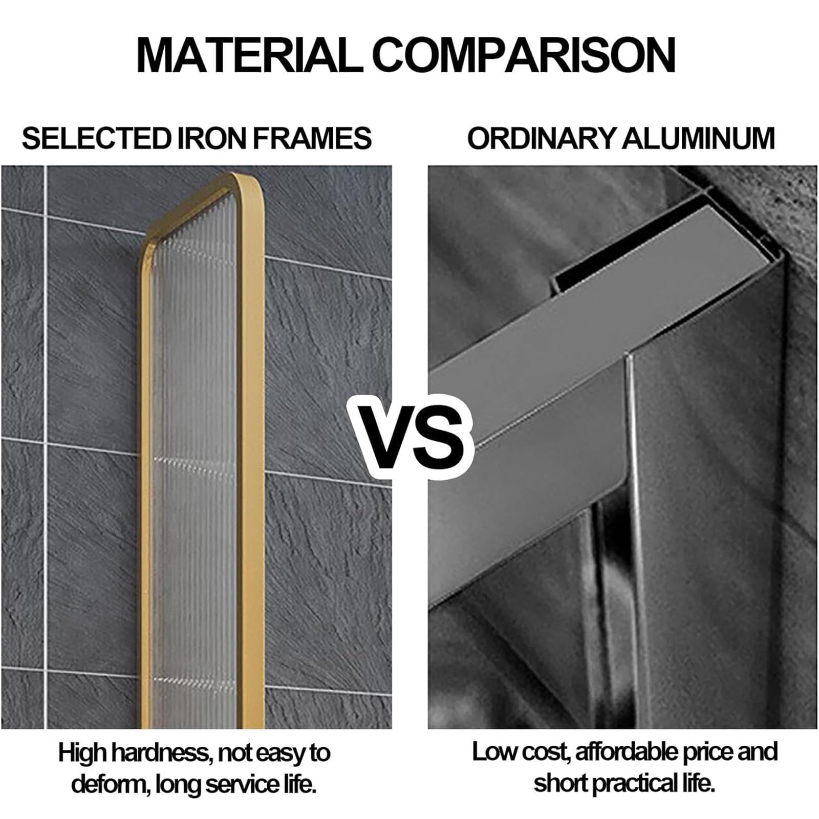 Stainless Steel Wall-Mounted Urinal Baffle Divider - 180x40cm Rose Gold Privacy Partition for Public Restrooms | Durable Toilet Accessory for Schools, Shopping Malls, Hotels & Commercial Spaces | ADA Compliant Restroom Solution