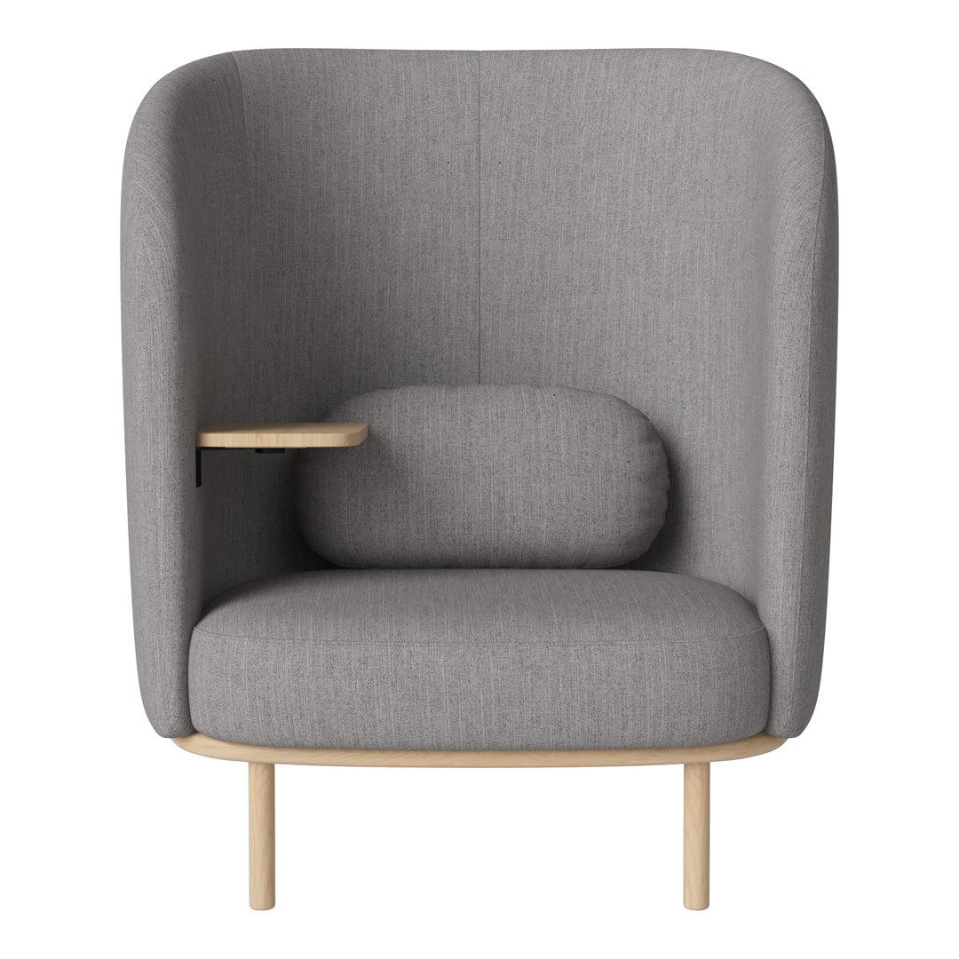 Fuuga Modern Nesting Armchair with Side Table - Space Saving Living Room Furniture for Small Apartments, Dorm Rooms & Cozy Home Decor