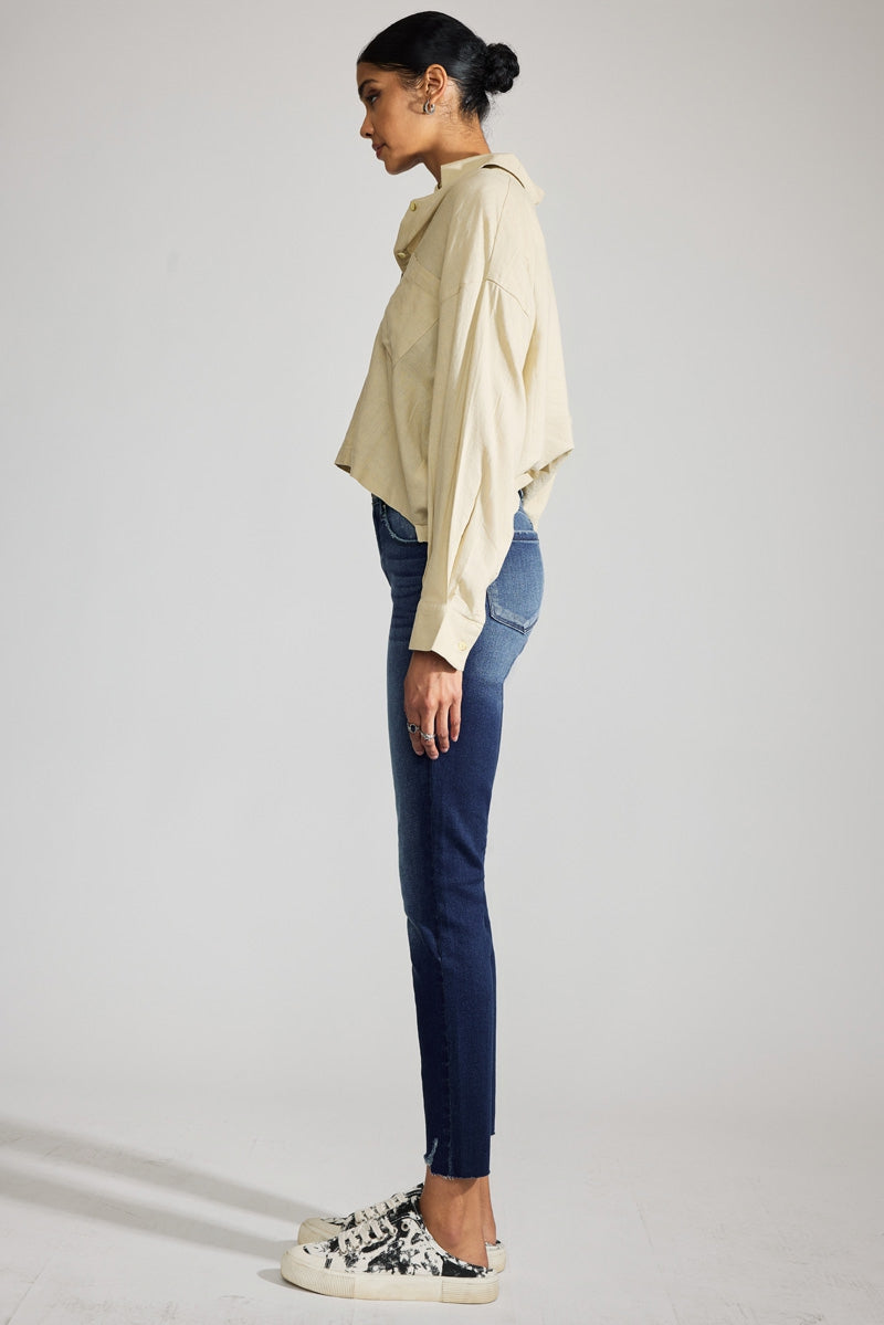 Juliana Premier High Rise Ankle Skinny Jeans for Women - Slim Fit Stretch Denim Pants - Perfect for Casual Outfits, Work & Date Nights