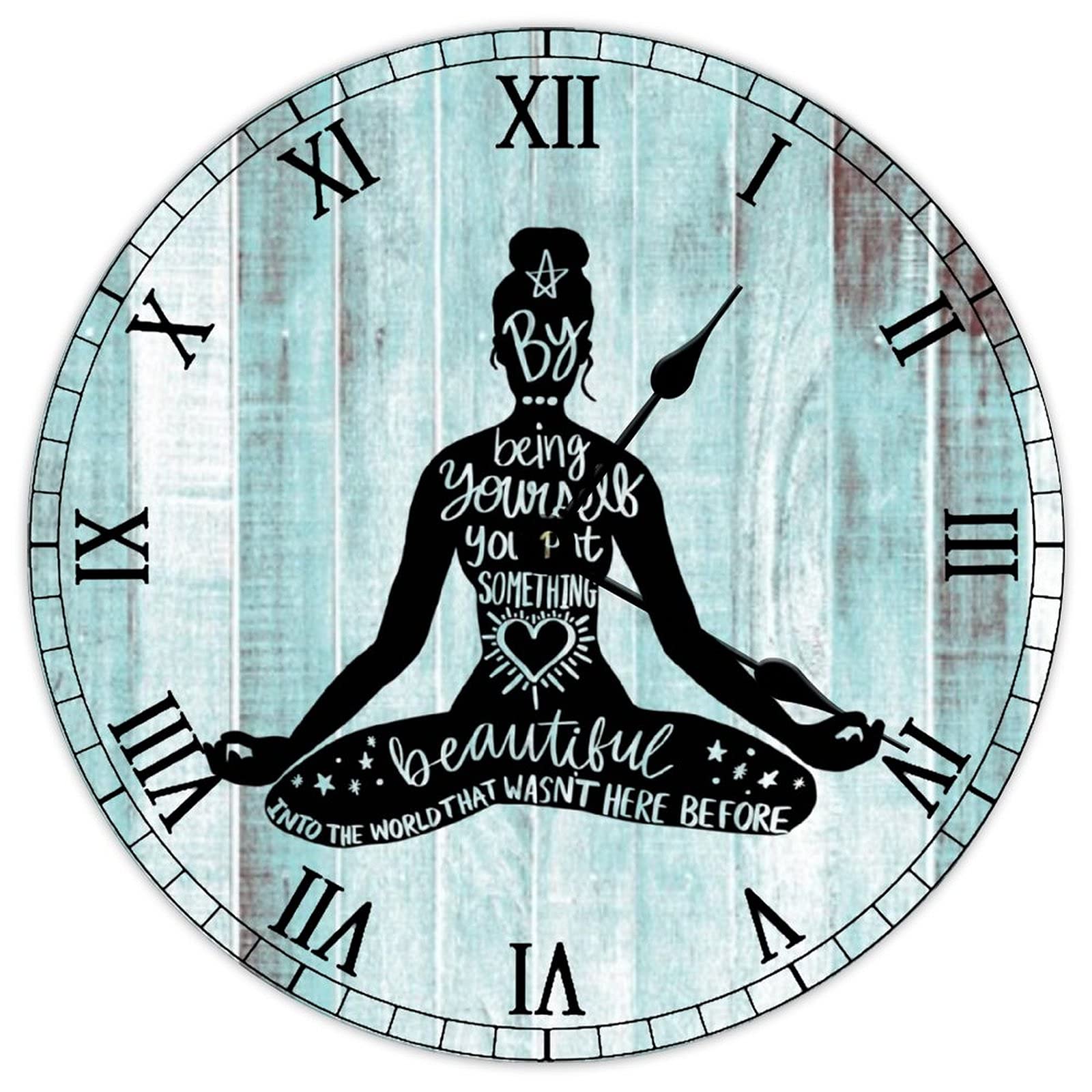 10 Inch Unbranded Wall Clock - Women Girl Power Design, Battery Operated for Living Room, Kitchen, Bedroom - Perfect for Home Decor, Office & Gift Giving