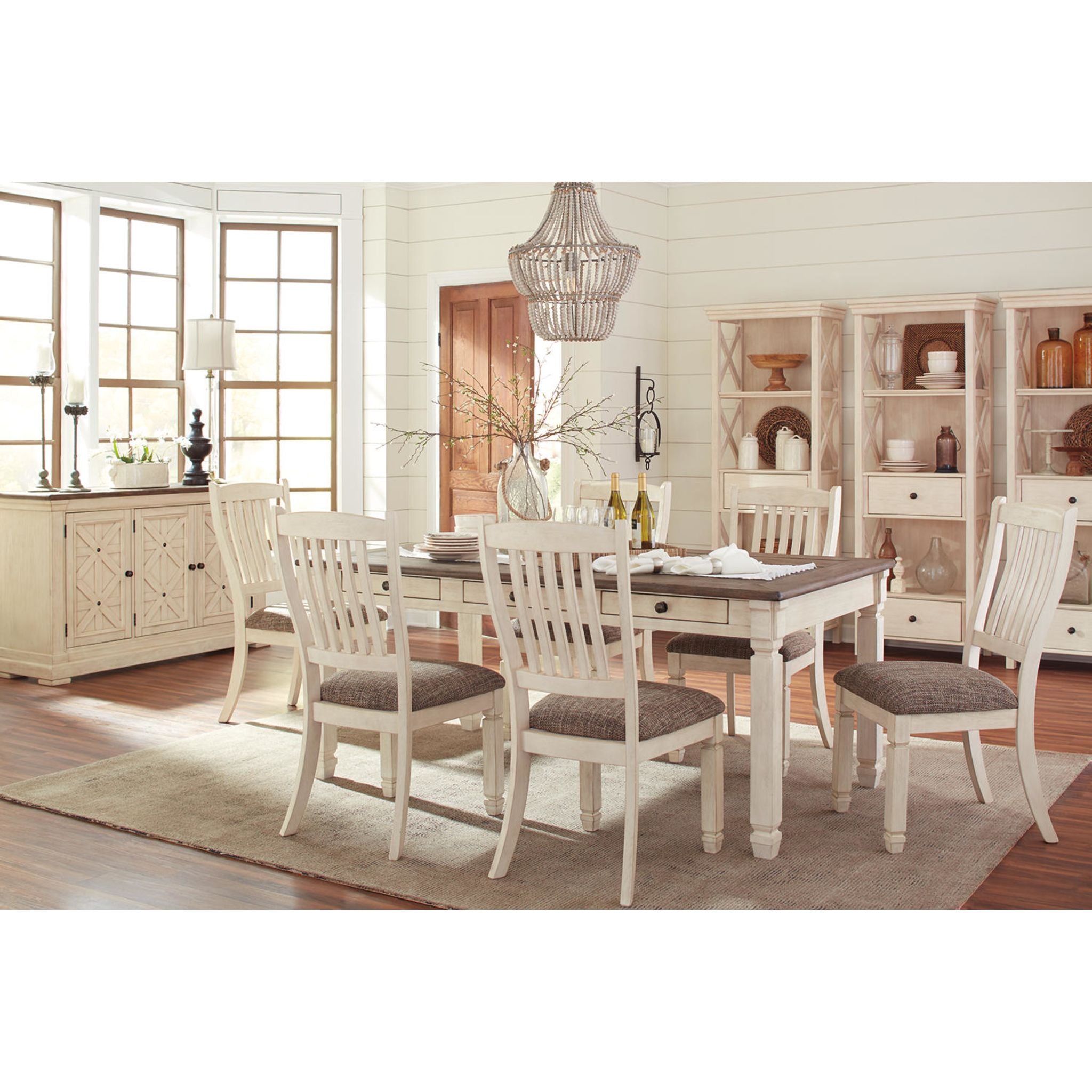 Bolanburg 5-Piece Dining Set - Modern Kitchen Table & Chairs for Small Spaces - Perfect for Apartments, Breakfast Nooks & Cozy Family Meals