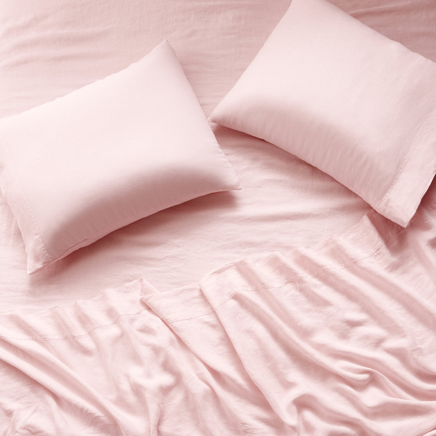 Premium 100% Linen Sheet Set - Breathable & Soft for All Seasons - Queen Size Bedding Set - Perfect for Hot Sleepers & Eco-Friendly Home Decor