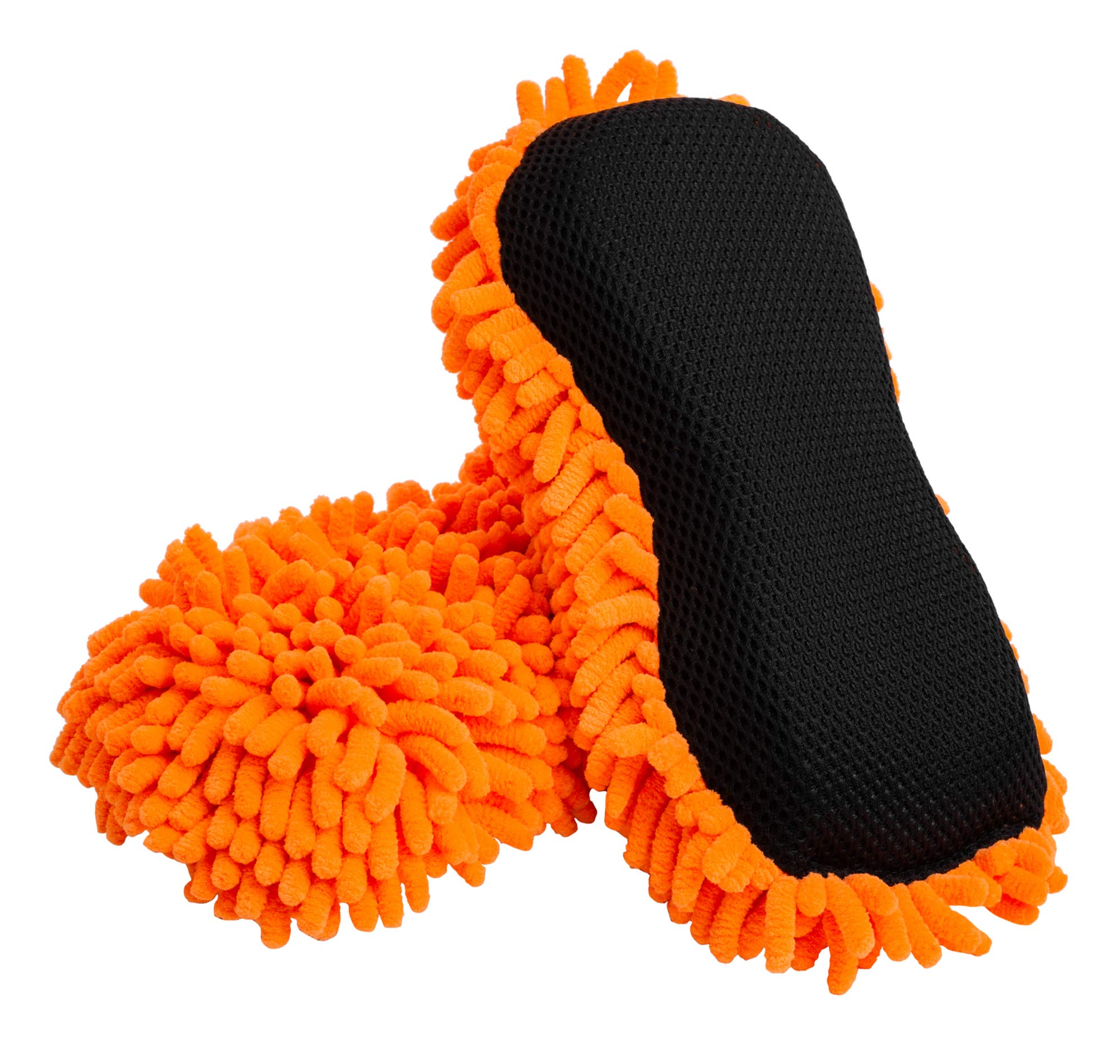 SCRUBIT Microfiber Car Wash Sponge - Non-Scratch Wash Mitt for Safe & Effective Cleaning | Super Absorbent Auto Detailing Sponge | Perfect for Cars, Trucks & SUVs | Essential Car Wash Kit Accessory (2-Pack) | Use for Hand Washing, Wax Application & Quick Detail Touch-Ups