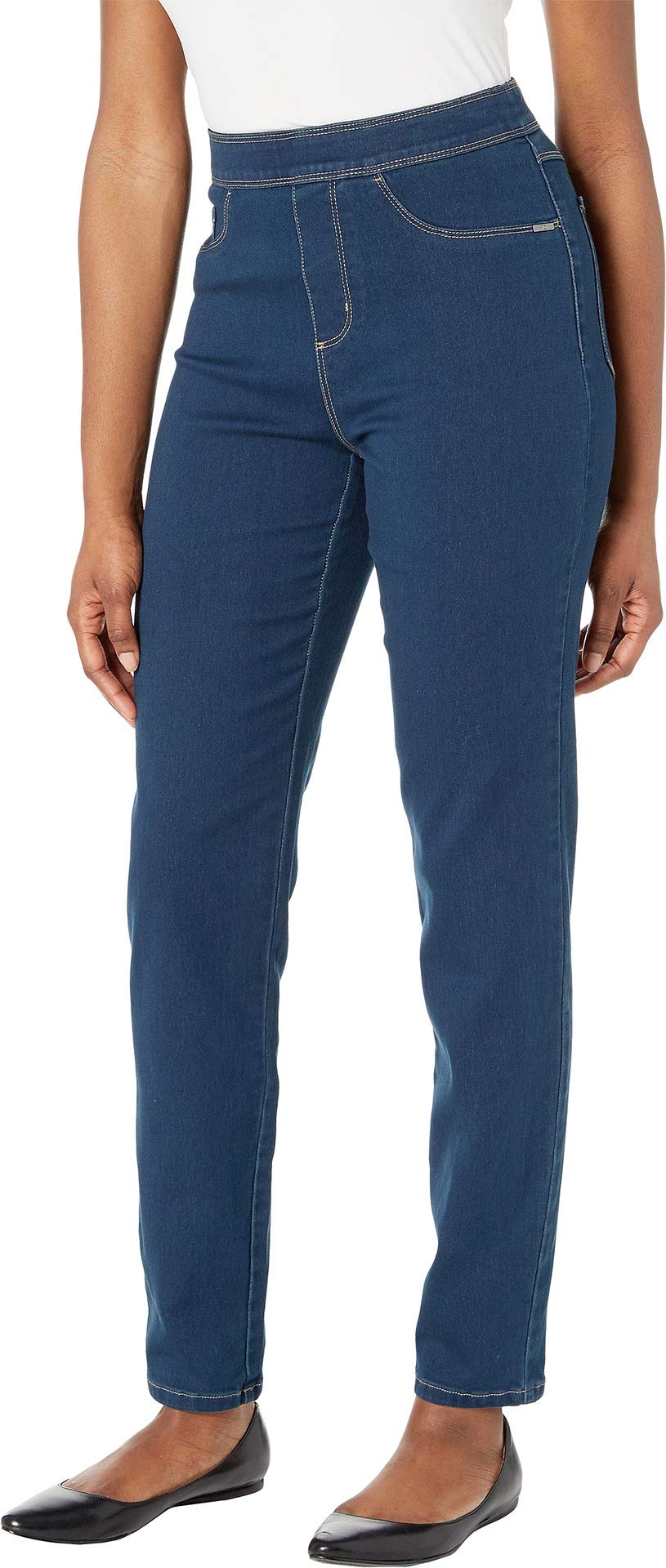 FDJ French Dressing Women's Pull-On Ankle Jeans - Stretchy Comfort Pants for Casual Wear & Everyday Outfits