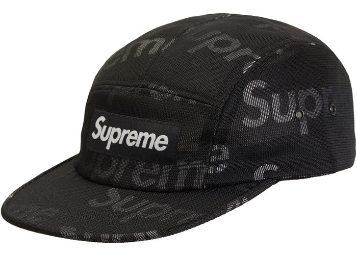 3D Lenticular Logo Camp Cap - Adjustable Snapback Hat for Men & Women - Black Baseball Cap for Outdoor Sports, Streetwear Fashion