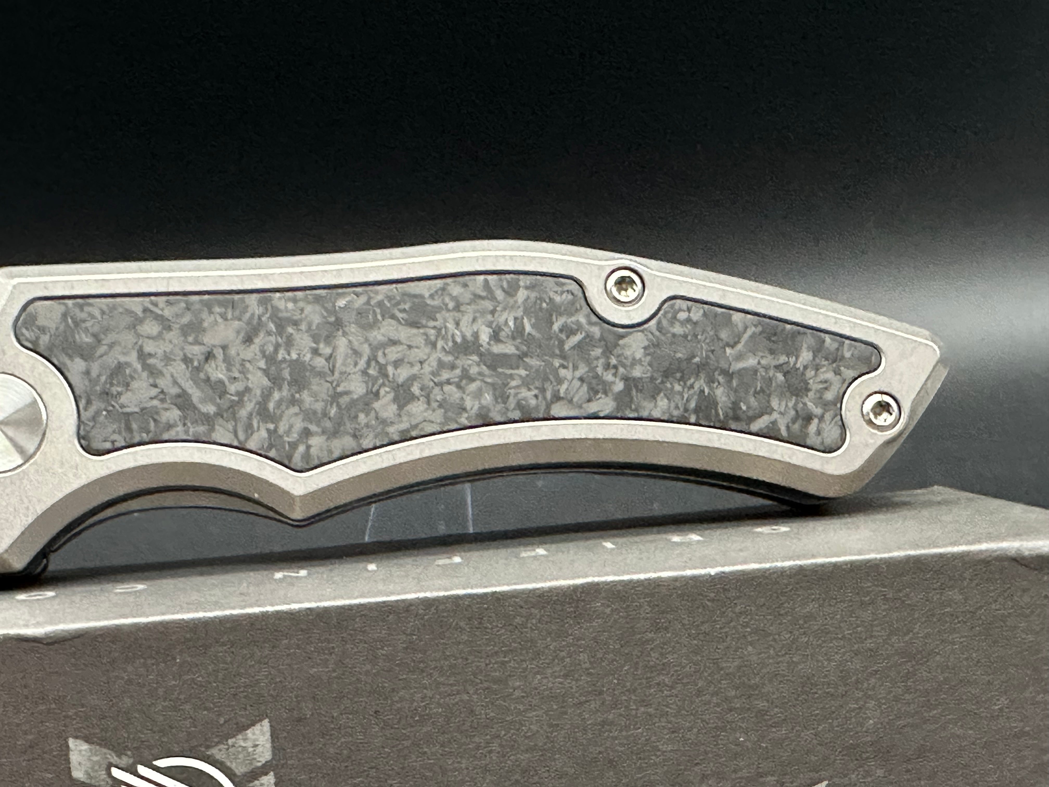 Griffin Company Scout F3 Titanium Carbon Fiber Handle M390 Blade EDC Folding Knife - Perfect for Camping, Hiking & Outdoor Survival Gear