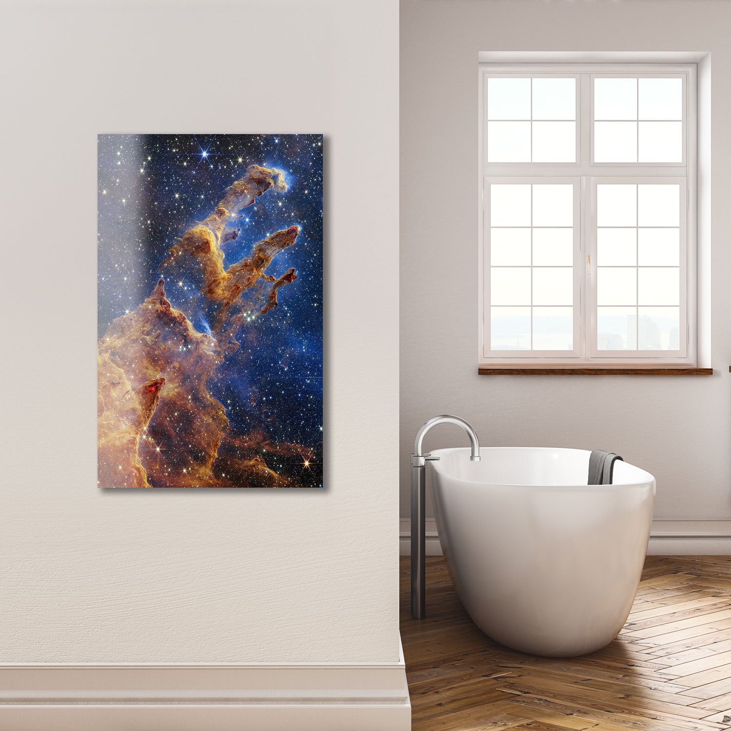 Pillars of Creation - Stunning NASA Space Wall Art for Home & Office Decor | Perfect for Astronomy Lovers & Sci-Fi Fans
