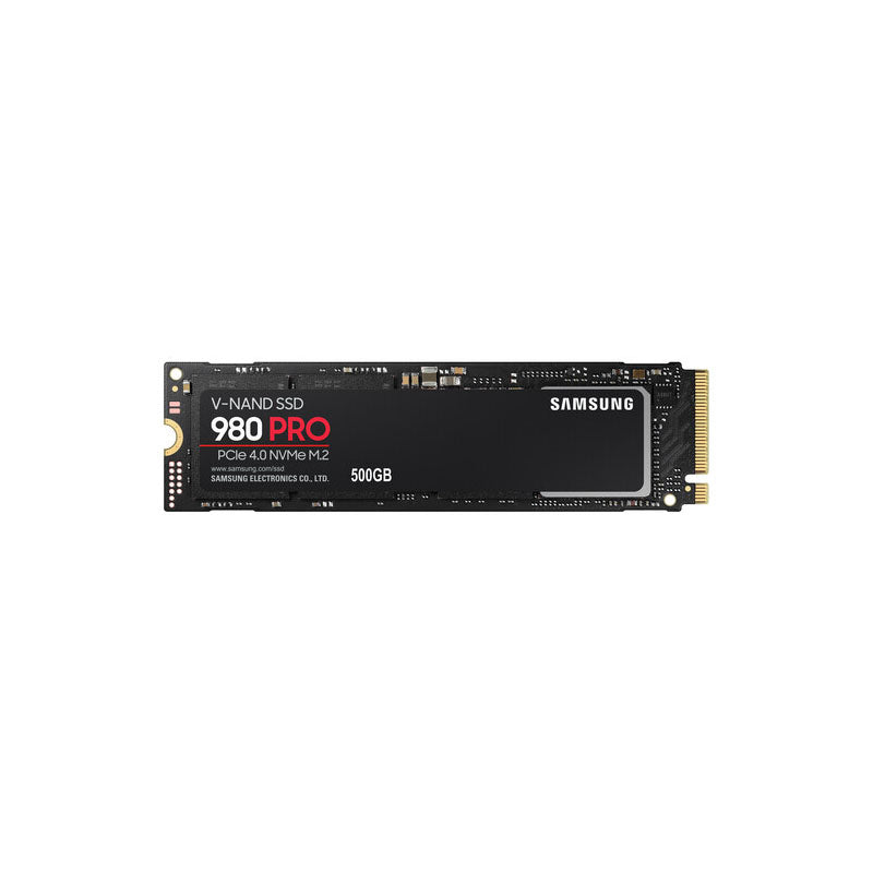 Samsung 980 PRO 500GB PCIe 4.0 NVMe M.2 SSD - Ultra-Fast Internal Solid State Drive for Gaming, 4K Video Editing & High-Performance PCs