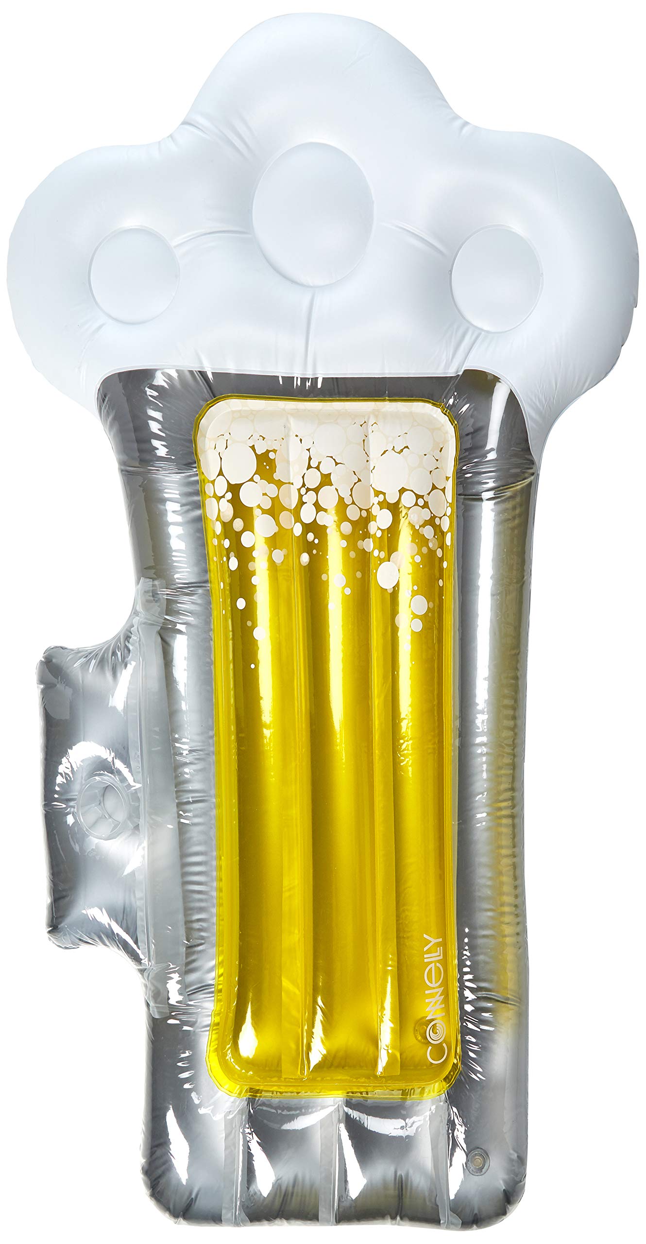 Premium Connelly Beer Mug Float - Insulated Stainless Steel with Handle for Pool, Lake & Beach Parties - Keep Drinks Cold Outdoors