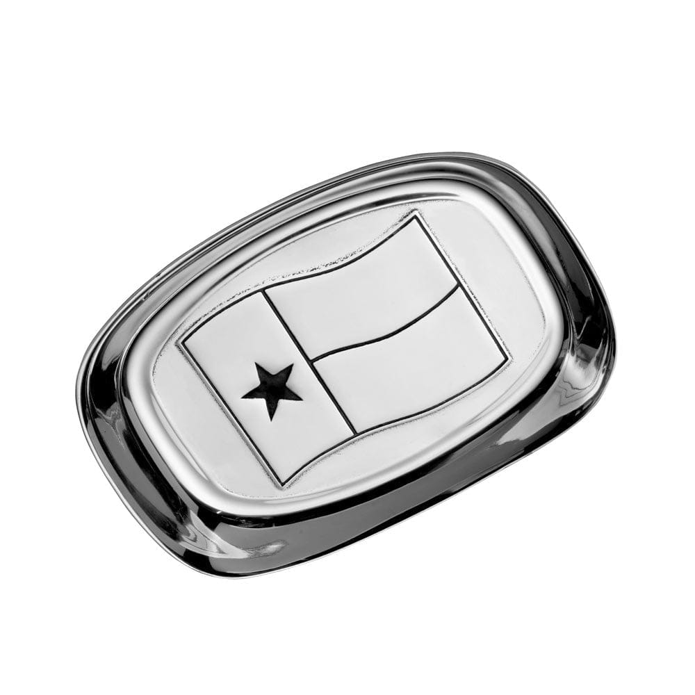Texas Flag Bread Tray - Stainless Steel Serving Platter for BBQ, Picnics & Parties - Patriotic American Decor for Home, Kitchen & Outdoor Events