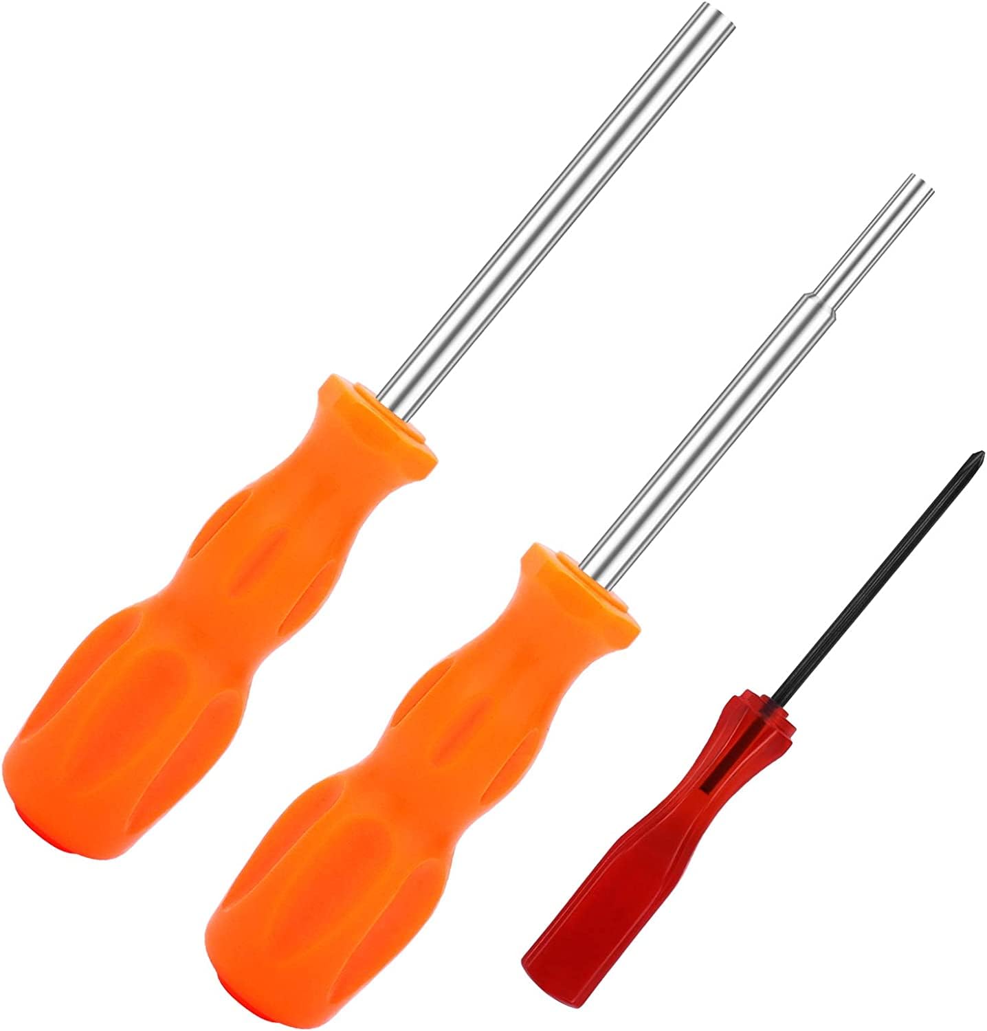Okutani 3-Pack Gamebit Security Screwdriver Set - 3.8mm & 4.5mm Gamebit + 2.5mm Triwing Screwdriver for Nintendo SNES, NES, N64, GameBoy Repair & Maintenance - Perfect for Console Modding, Controller Fixing & Retro Gaming Accessories