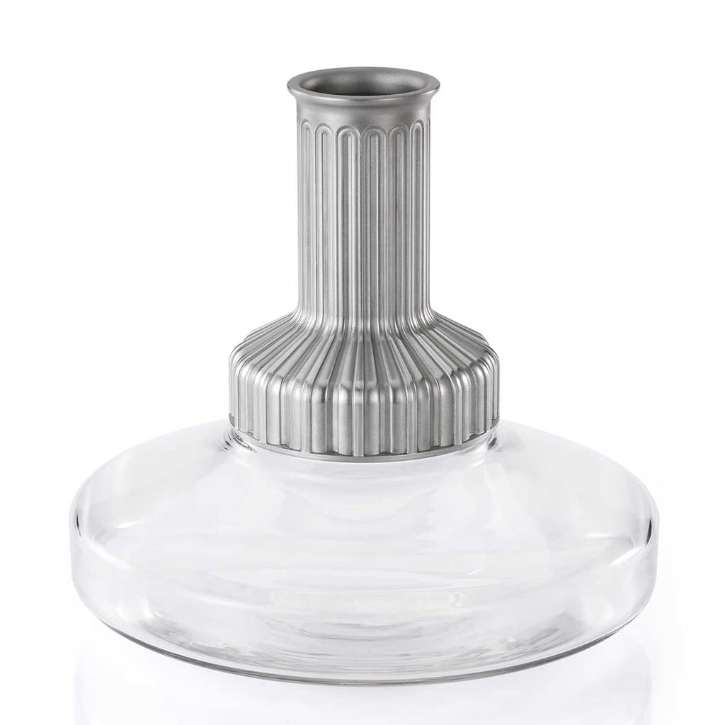 Royal Selangor Handcrafted Pewter Decanter - Vienna Collection Luxury Alcohol Beverage Dispenser for Whiskey, Wine & Cocktails - Perfect for Home Bar, Wedding Gifts & Anniversary Presents