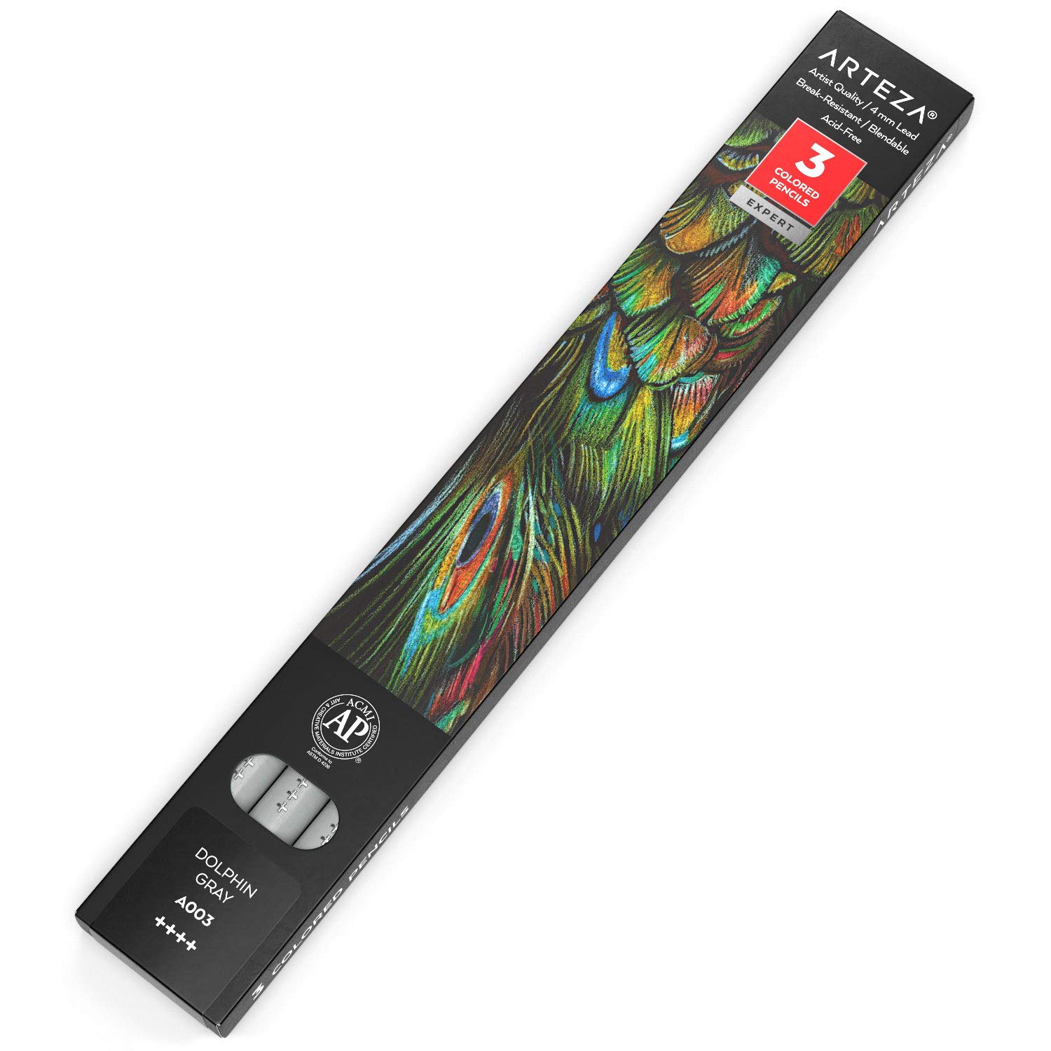 Arteza Colored Pencils 3-Pack, Soft Wax-Based for Drawing & Sketching - Perfect for Artists & Beginners