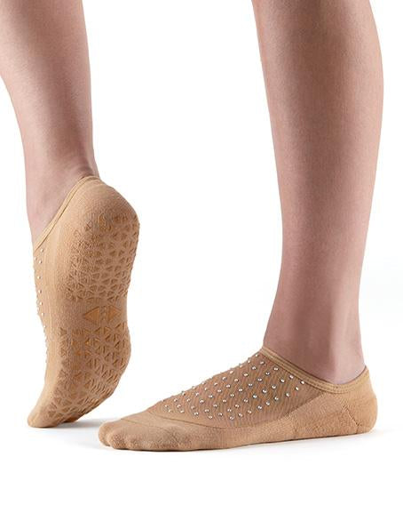 Tavi Noir Maddie Grip Socks - Non-Slip Yoga Socks for Women, Pilates, Barre & Workout - Breathable Cotton Blend with Arch Support & Toe Grip