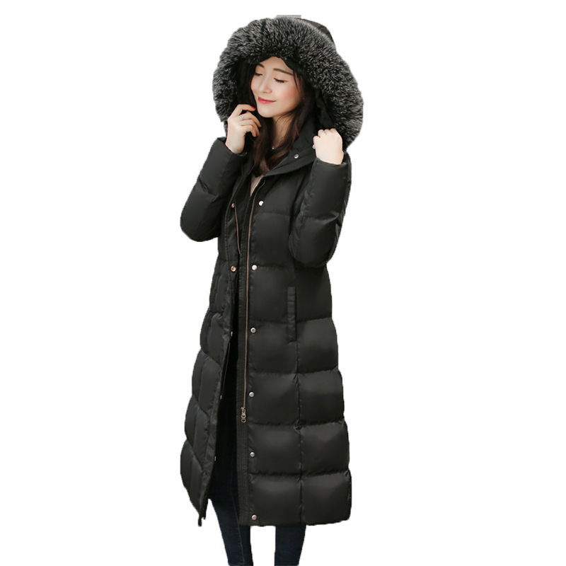 Women's Long Down Jacket - Warm Winter Coat for Cold Weather - Perfect for Outdoor Activities & Travel