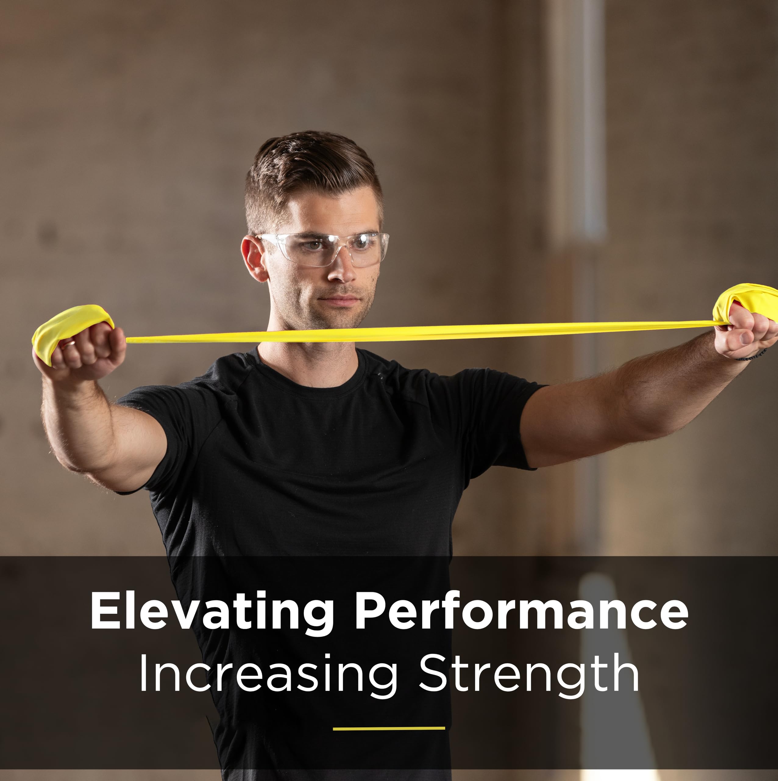 THERABAND Professional Latex Resistance Bands - 6 Ft Exercise Bands for Strength Training, Physical Therapy, Pilates & Home Workouts - Yellow Thin Level 2 Resistance Band - Perfect for Upper & Lower Body Toning, Rehabilitation & Fitness Routines
