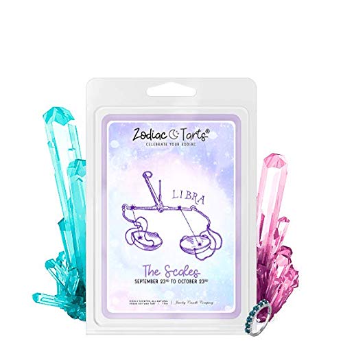 Libra Zodiac Jewelry Candle with Surprise Cash Prize ($2-$2,500) - Soy Wax Melt Tart for Home Fragrance | Perfect for Birthday Gifts, Zodiac Decor & Aromatherapy