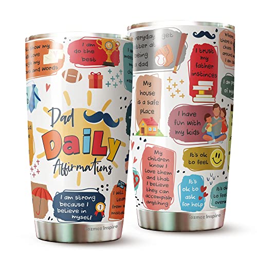 Dad Affirmations Tumbler