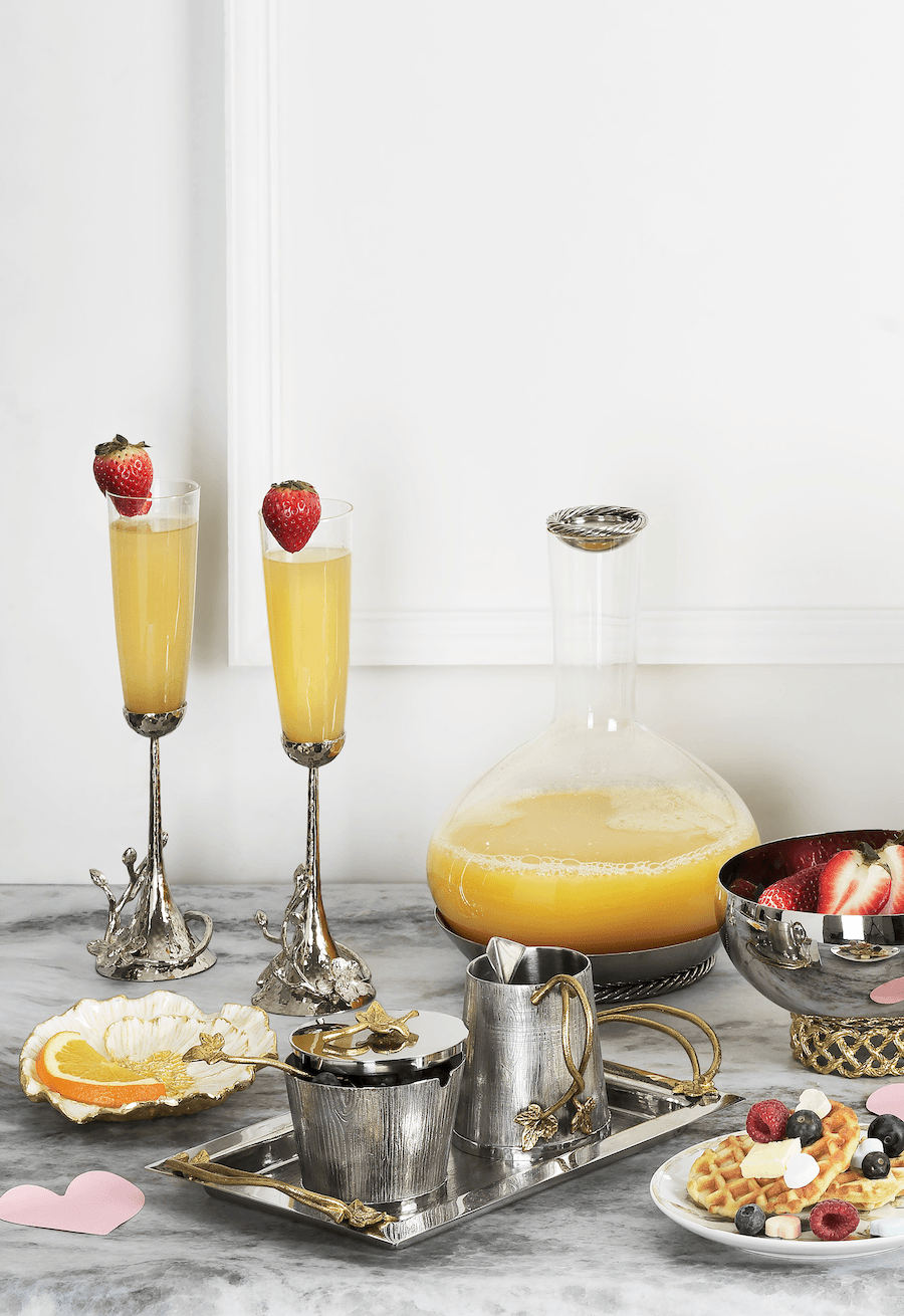 Elegant White Orchid Toasting Flute Set - Wedding Champagne Glasses for Bridal Showers, Anniversaries & Romantic Celebrations