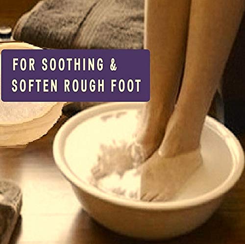 **Relaxing Aromatherapy Mineral Bath Salt with 5 Essential Oils - Lavender, Eucalyptus & More for Deep Sleep, Stress Relief & Foot Soak (250g) + Free 1g Lavender Powder - Perfect for Spa Night & Self-Care Routine**