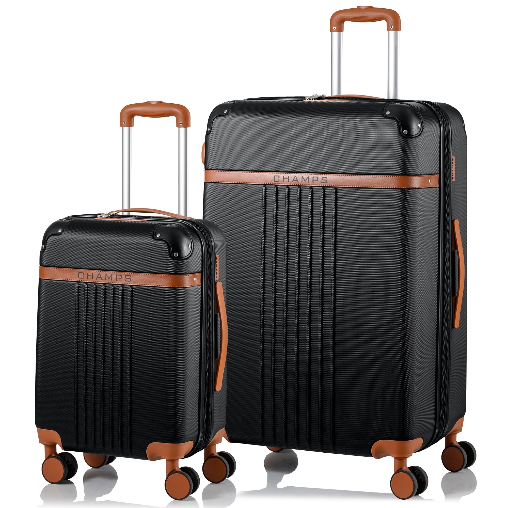Vintage 2-Piece Luggage Set - Lightweight Durable Suitcase with Spinner Wheels for Travel, Vacation & Business Trips
