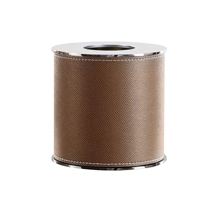 Luxury Round Tissue Box Holder - Elegant Home Decor for Living Room, Coffee Table, Bedroom & Study | UNNS Premium Paper Tissue Storage Organizer (Round Size) - Perfect for Modern Home, Office & Gift Giving