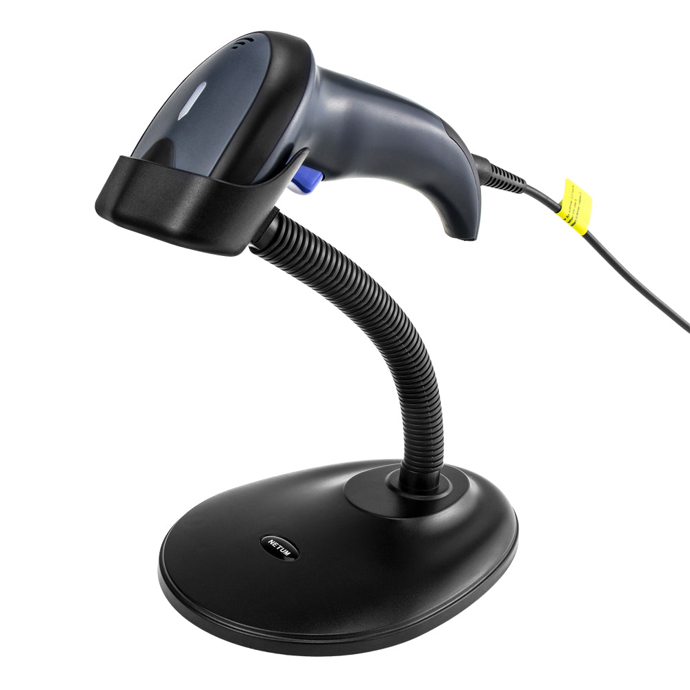 W Series Barcode Scanner Stand - Adjustable & Sturdy Holder for Retail, Warehouse & POS Use