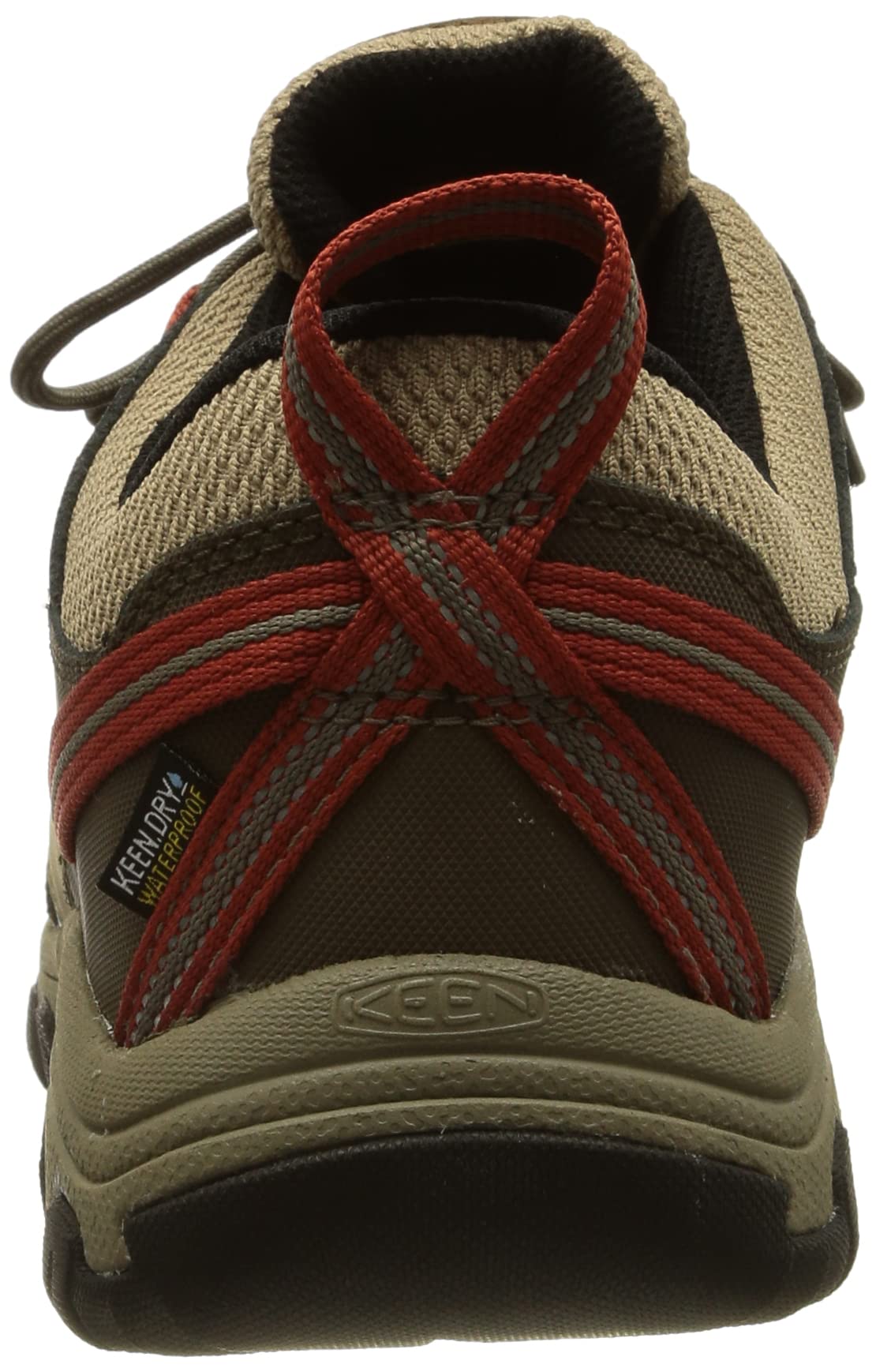 KEEN Men's Ridge Flex Low Height Waterproof Hiking Boots - Lightweight & Durable Outdoor Shoes for Trail Walking, Camping & Backpacking