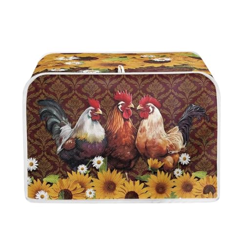 Rooster Sunflower-Brown and Yellow