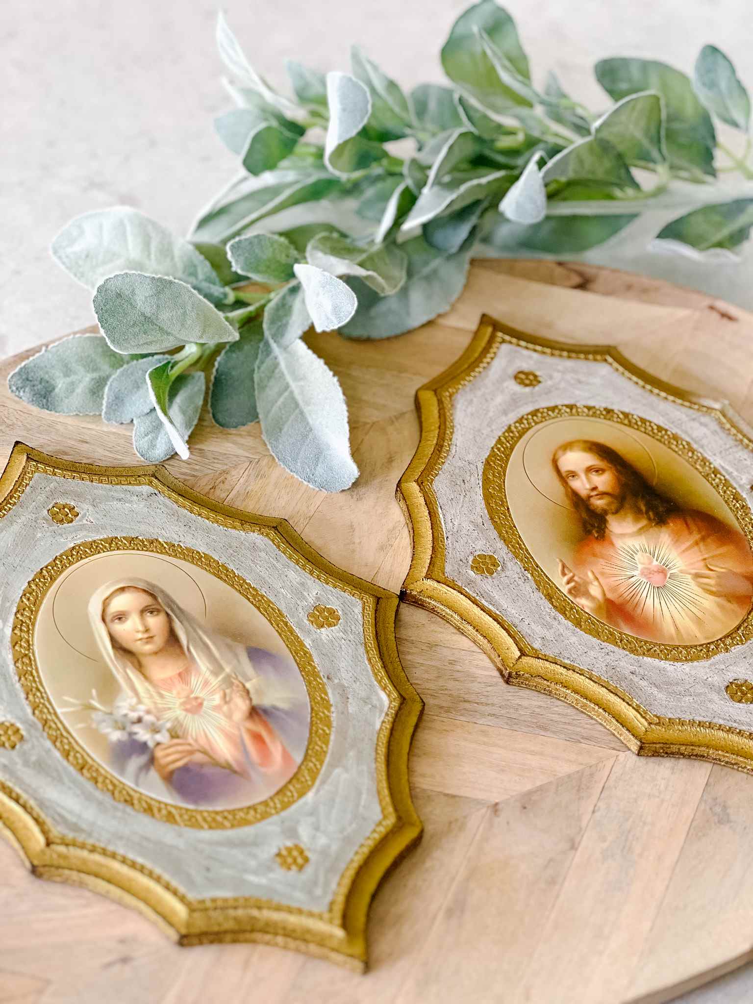 Sacred Heart of Jesus Florentine Plaque - Religious Wall Decor for Home, Church & Prayer Room - Perfect for Catholic Gifts & Devotional Spaces