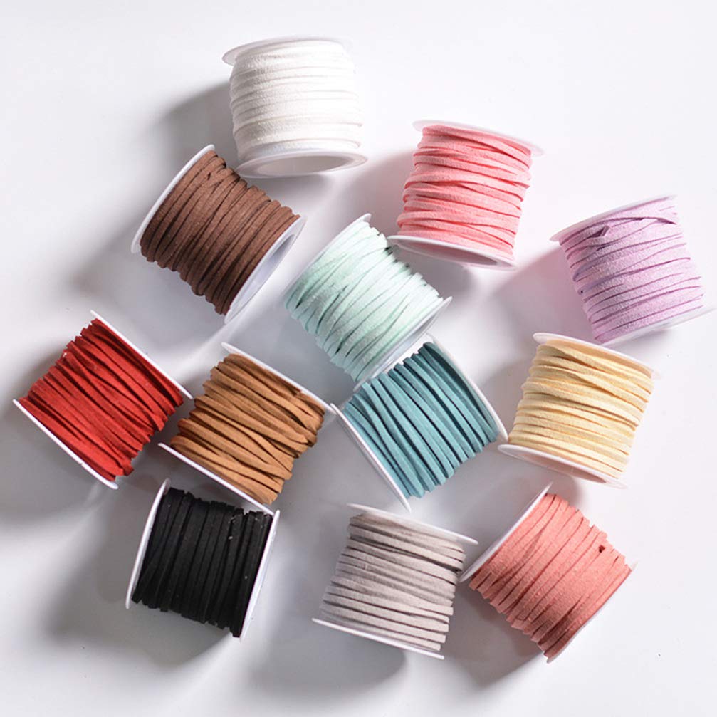 4pcs Leather Straps - Double Sided Ribbon Bands for Gifts & Packaging