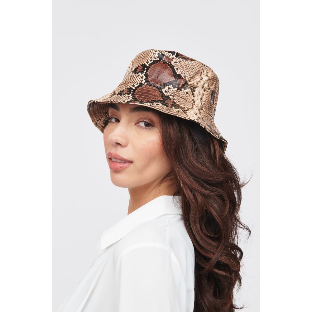 Vegan Leather Bucket Hat for Women & Men - Stylish Sun Protection Outdoor Hat for Beach, Hiking & Summer Fashion