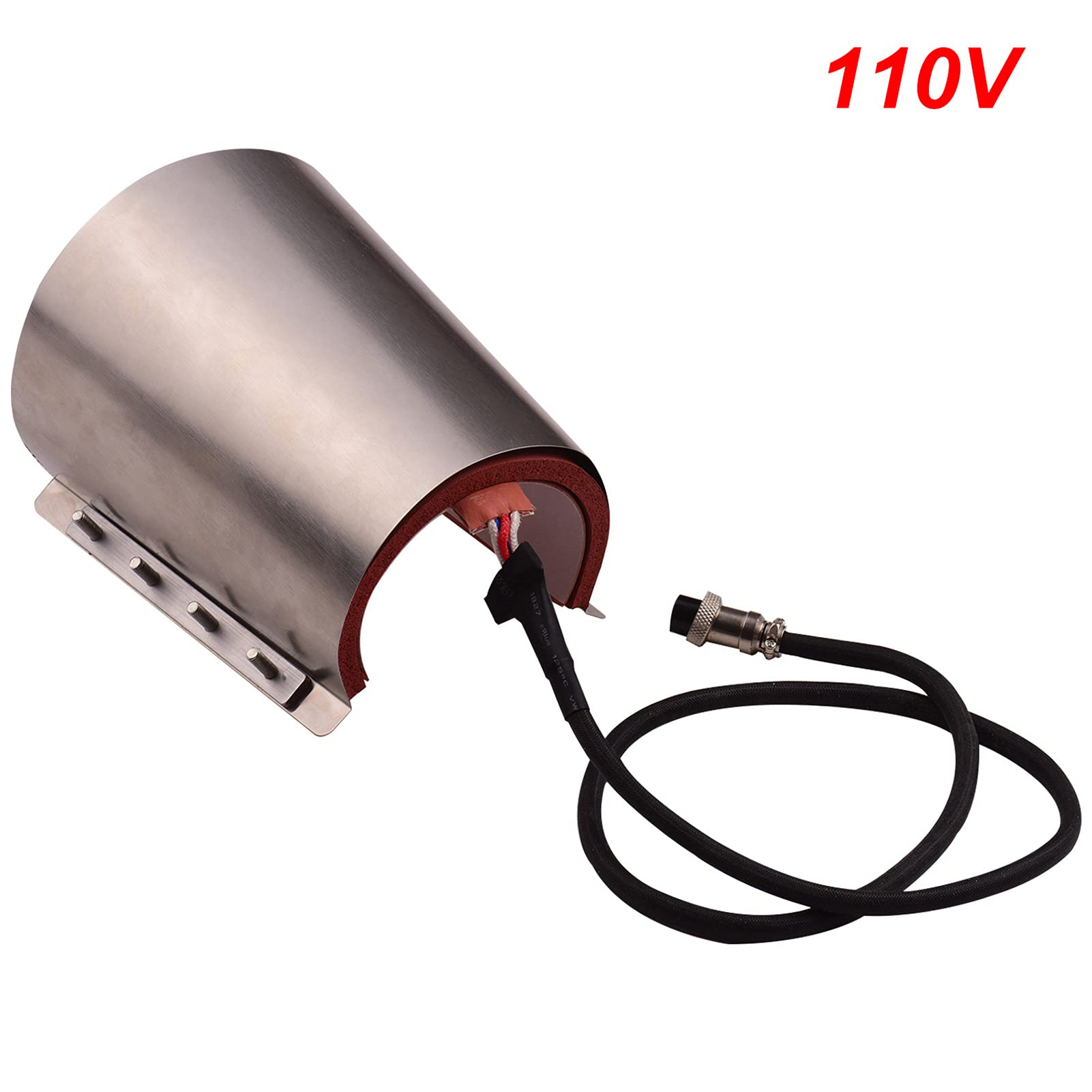 17oz Conical Mug Press Machine Attachment - 110V Silicone Heat Transfer for Sublimation Printing (Perfect for Custom Mugs, Promotional Gifts & Small Business Merchandise)