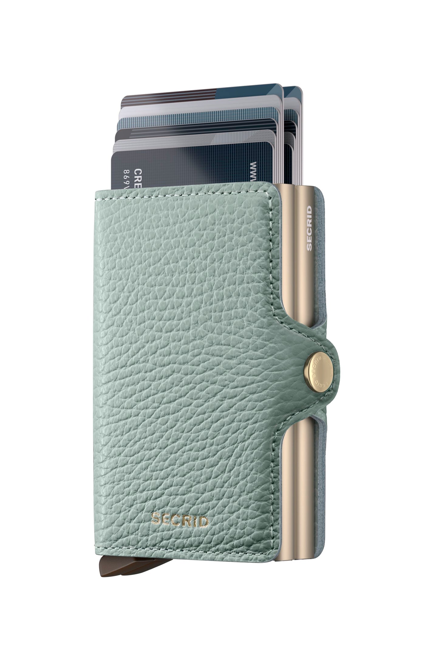 SECRID Twinwallet Pebble - Slim RFID Blocking Leather Wallet for Men & Women | Travel & Everyday Use