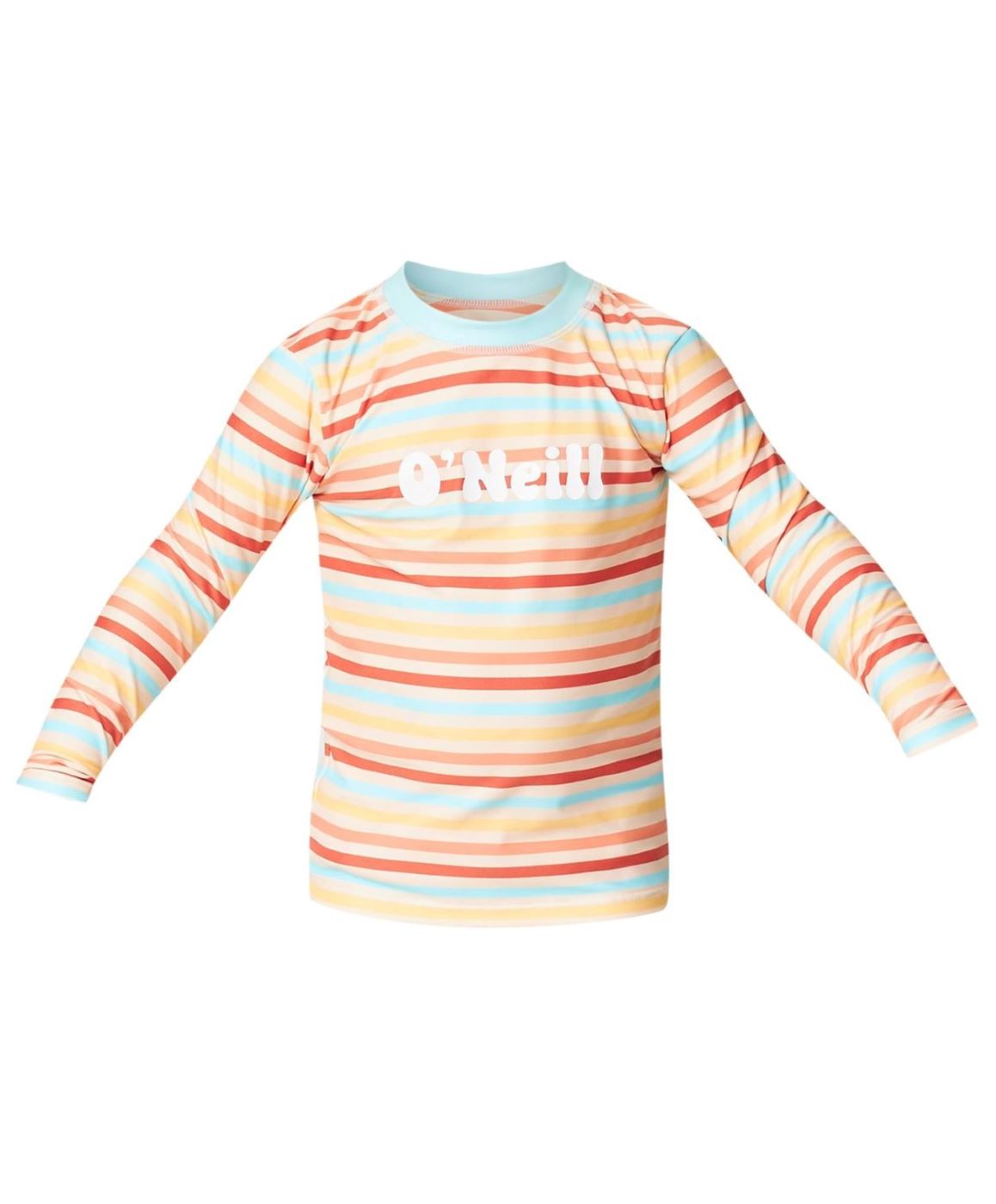 ONeill Toddler Girls SPF 50+ Long Sleeve Rash Guard UV Protection Swim Shirt for Beach, Pool & Water Play