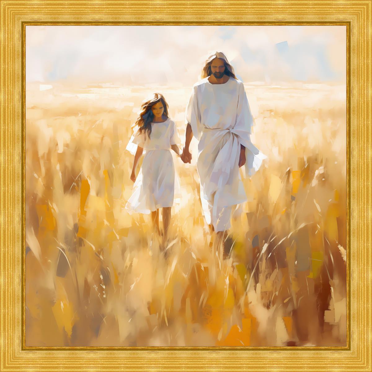 Come Follow Me Large Wall Art - Inspirational Christian Home Decor for Living Room, Bedroom & Office - Perfect Gift for Religious Families