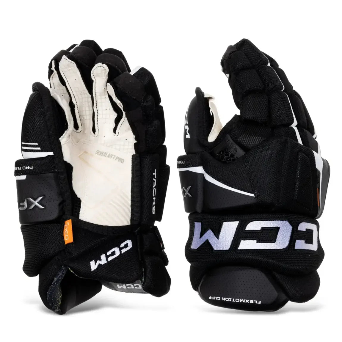CCM Tacks XF Pro Hockey Gloves - Senior Level Ice Hockey Protective Gear for Players - Perfect for Competitive Games & Practice Sessions