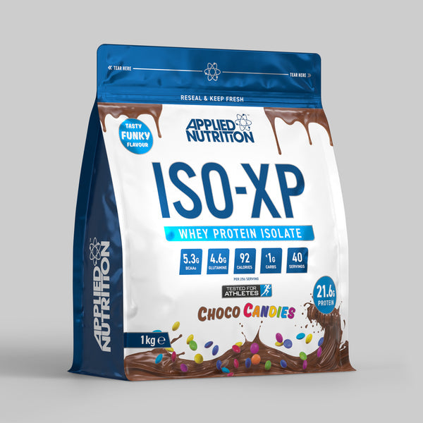 Applied Nutrition ISO XP Whey Protein Isolate Powder - 1kg (40 Servings) | High Protein, Low Carb, Fast Absorption for Muscle Recovery & Growth - Perfect for Post-Workout, Gym, and Fitness Enthusiasts