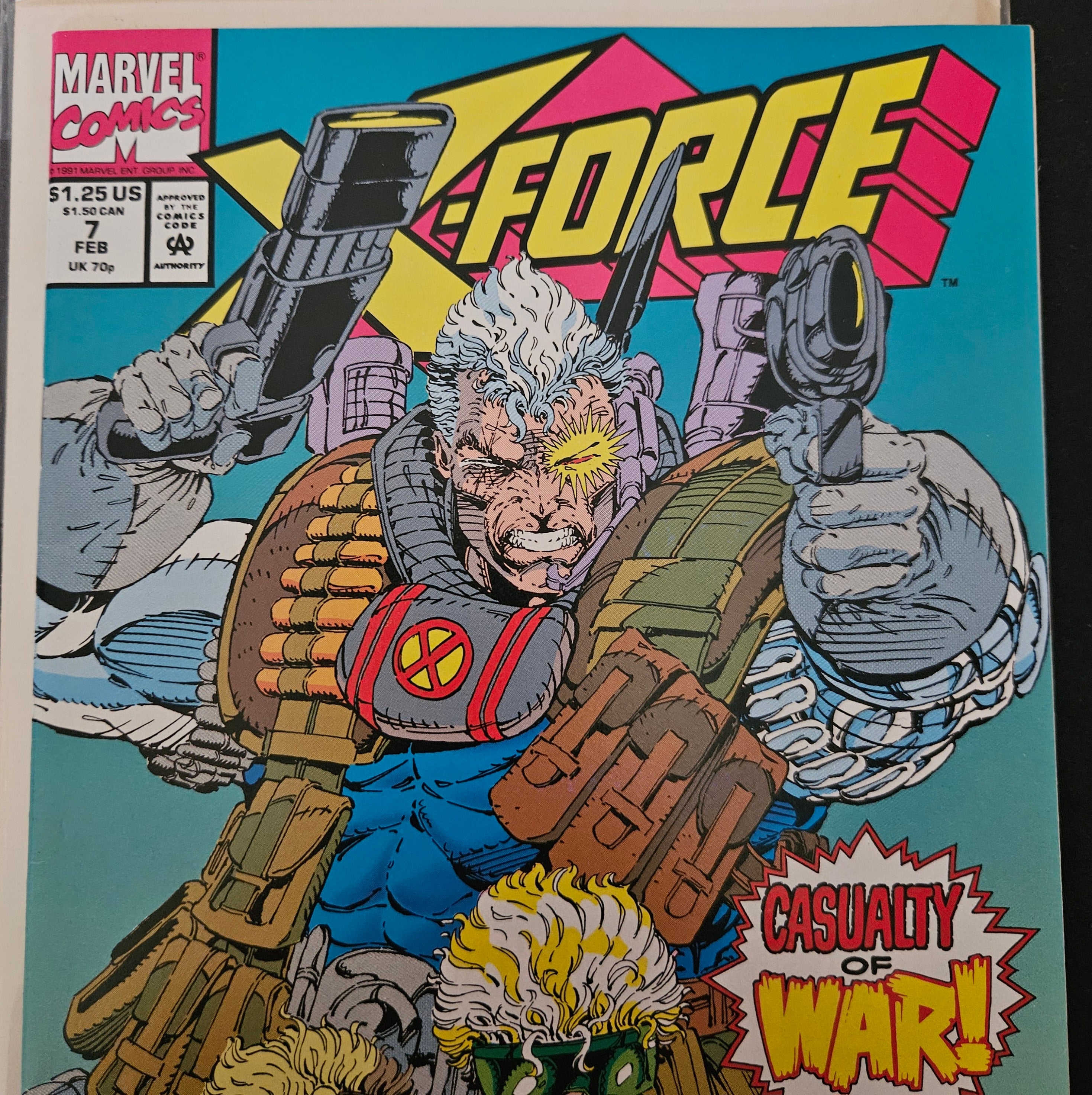 X-Force #7 (1991) - Marvel Comics Collectible Comic Book - Perfect for Superhero Fans & Comic Collectors