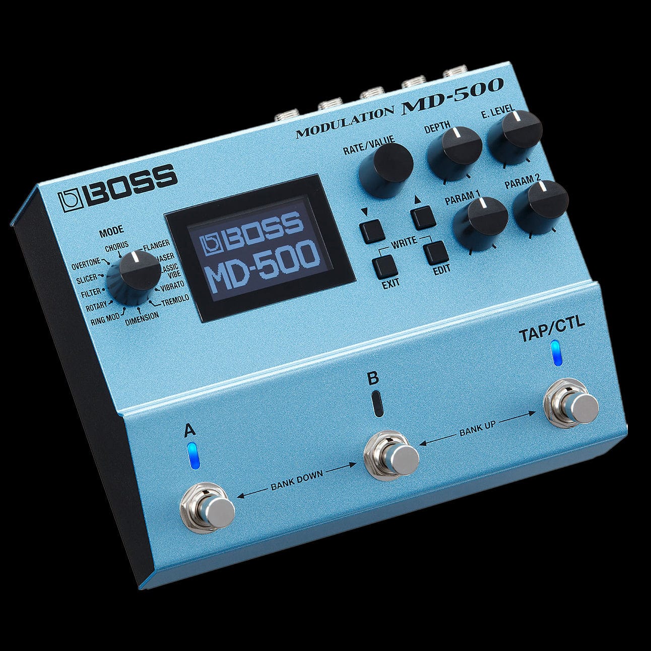 Boss MD-500 Modulation Guitar Effects Pedal - Chorus, Flanger, Phaser & More - Professional Multi-Effects for Guitarists - Perfect for Live Performances & Studio Recording