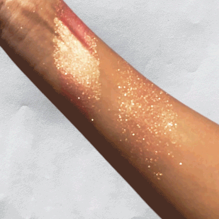 Sun Glow Face & Body Highlighter - 003 Spicy Hue | Vegan, Cruelty-Free Makeup for Cheekbones & Décolleté | Perfect for Summer Glow & Night Out Makeup