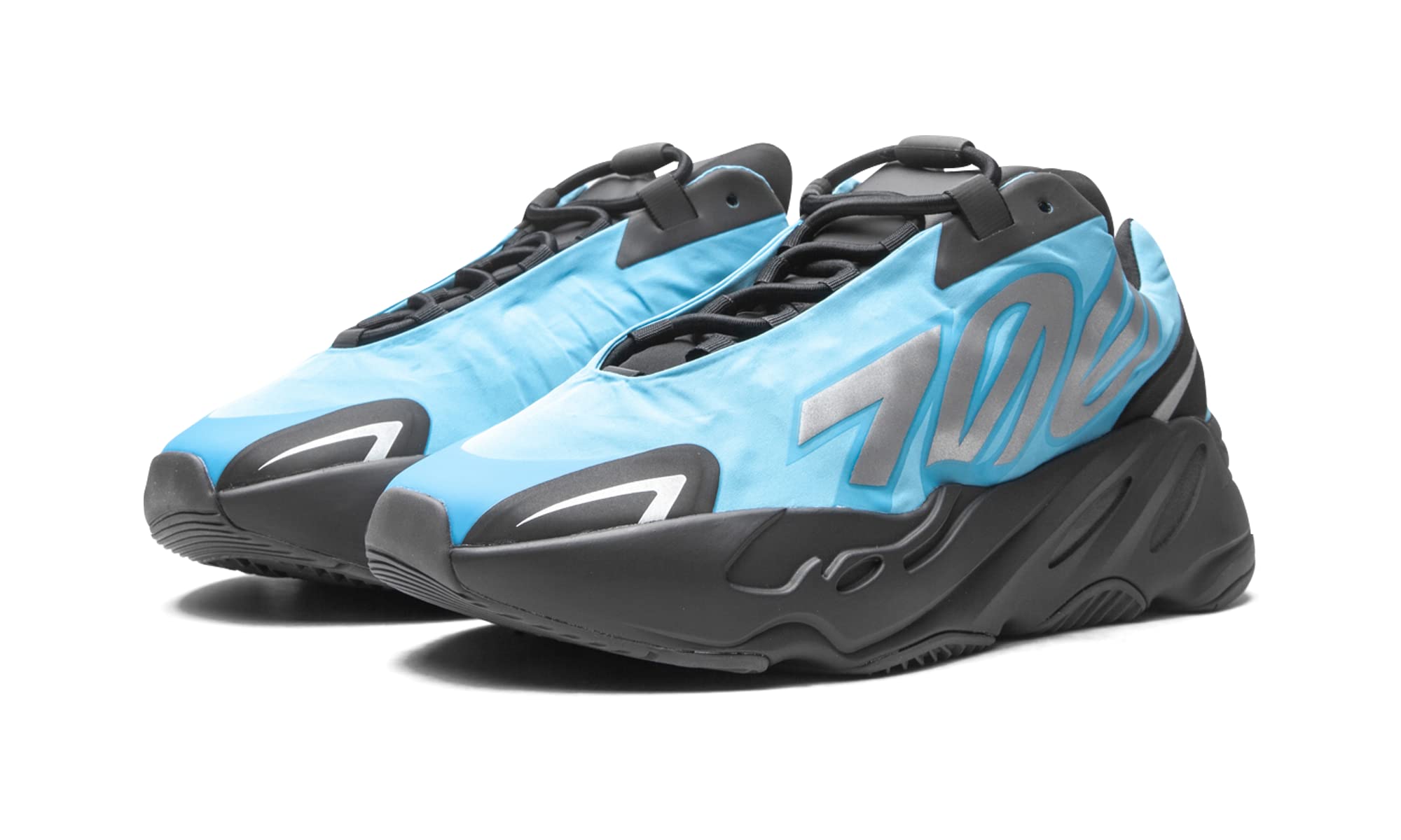 Adidas Men's Yeezy 700 MNVN Lace-Up Sneakers - Blue Running Shoes for Casual Wear & Street Style | Lightweight Comfort for Daily Walking, Gym, and Urban Fashion
