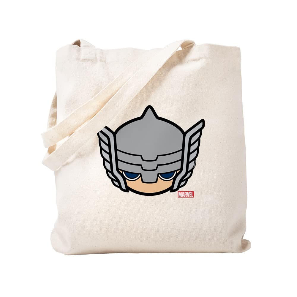 Thor Icon Tote Bag - Natural Canvas Reusable Shopping Bag for Groceries, Beach & Daily Use | Marvel Superhero Gift Idea