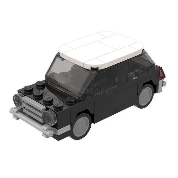 LEGO Classic Mini Cooper Building Kit - Black MiniMOC Model Car for Kids & Adults | Creative Play, Gift Ideas & Collectible Display