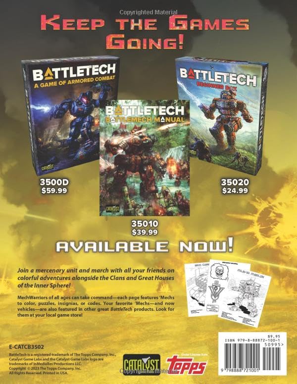 BattleTech Activity Book 02 - Fun Sci-Fi Games & Puzzles | Perfect for Fans of BattleTech Universe & Tabletop Gaming