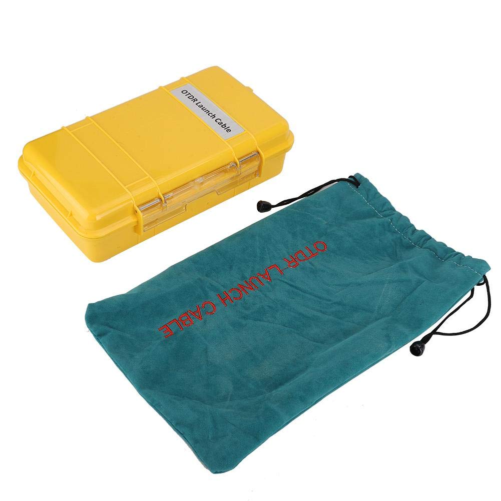 OTDR Launch Cable Box - FC/UPC to FC/UPC 1km Fiber Optic Cable for Optical Time-Domain Reflectometer Testing | Reduce Dead Zone & Improve Accuracy | Ideal for Network Installation, Maintenance & Troubleshooting
