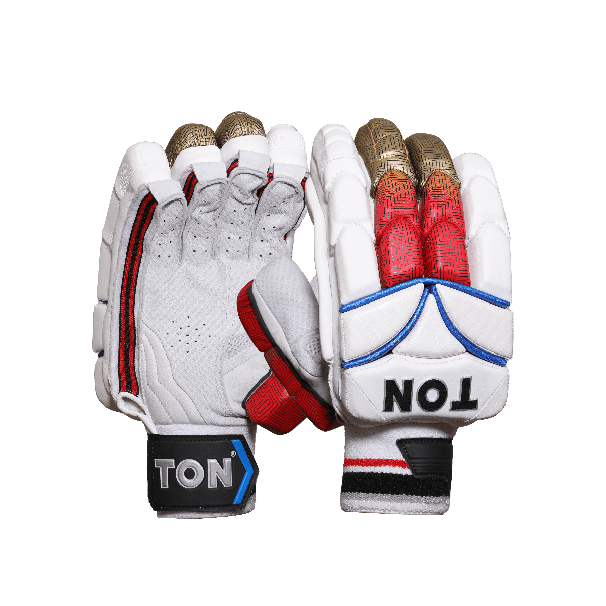 SS Ton Pro 1.0 Cricket Batting Gloves - Premium Leather Protection for Cricket Players - Perfect for Practice & Matches