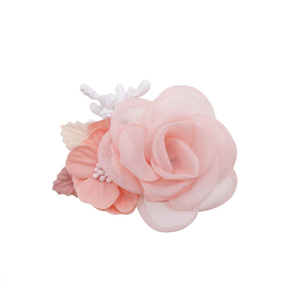 Lightweight Floral Hair Clips Set for Baby Girls & Toddlers - 3pcs Boutique Alligator Hair Bows with Fully Lined Design - Perfect Hair Accessories for Teens, Birthday Gifts & Special Occasions - Ideal for Parties, Weddings, and Everyday Wear