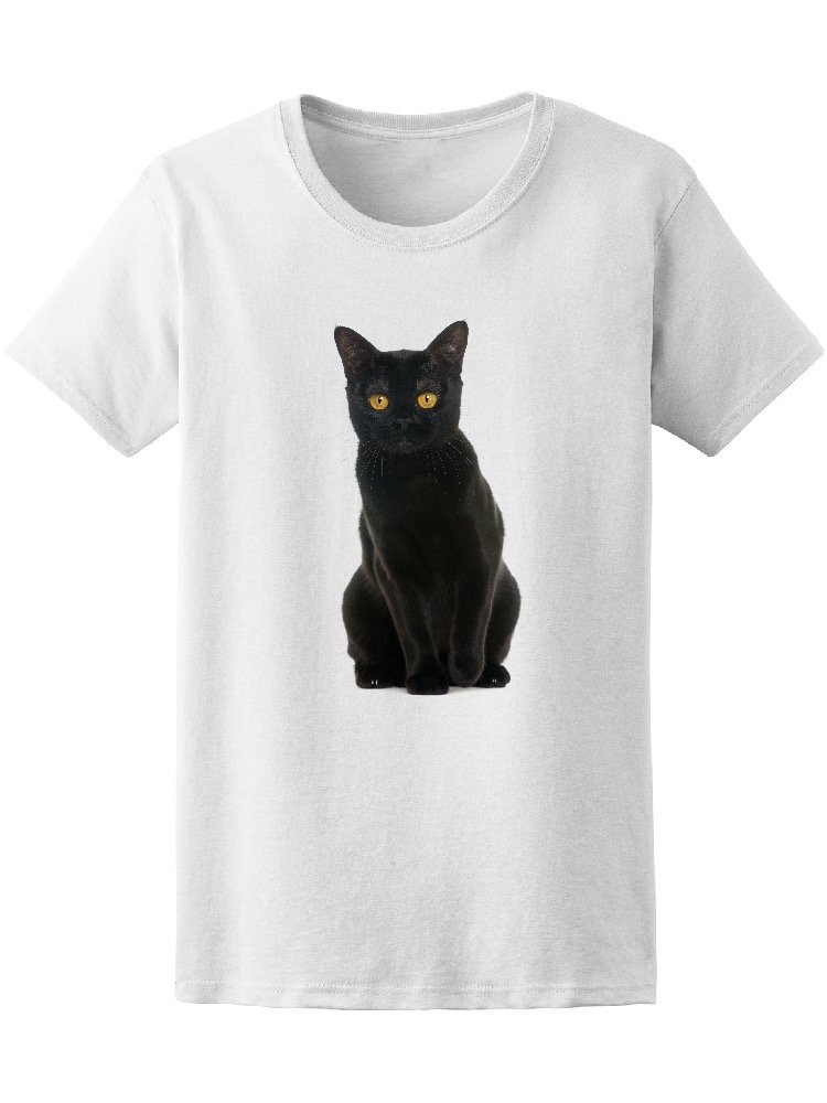 Funny Staring Cat Graphic T-Shirt for Men - Casual Cotton Tee for Everyday Wear, Street Style & Gifts